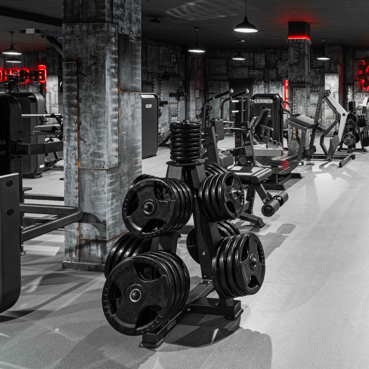 Диск обрезиненный (три хвата, черный) D51 мм PROFI-FIT 1,25 кг — изображение 4