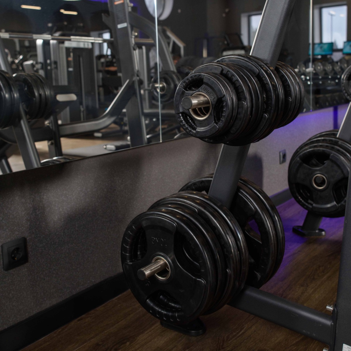Диск обрезиненный (три хвата, черный) D51 мм PROFI-FIT 1,25 кг — изображение 3