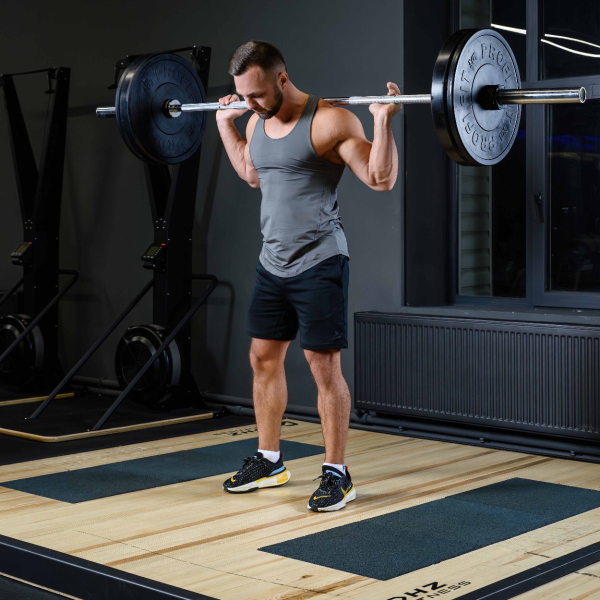 Диск для штанги каучуковый, черный D51 мм PROFI-FIT 15 кг — изображение 3