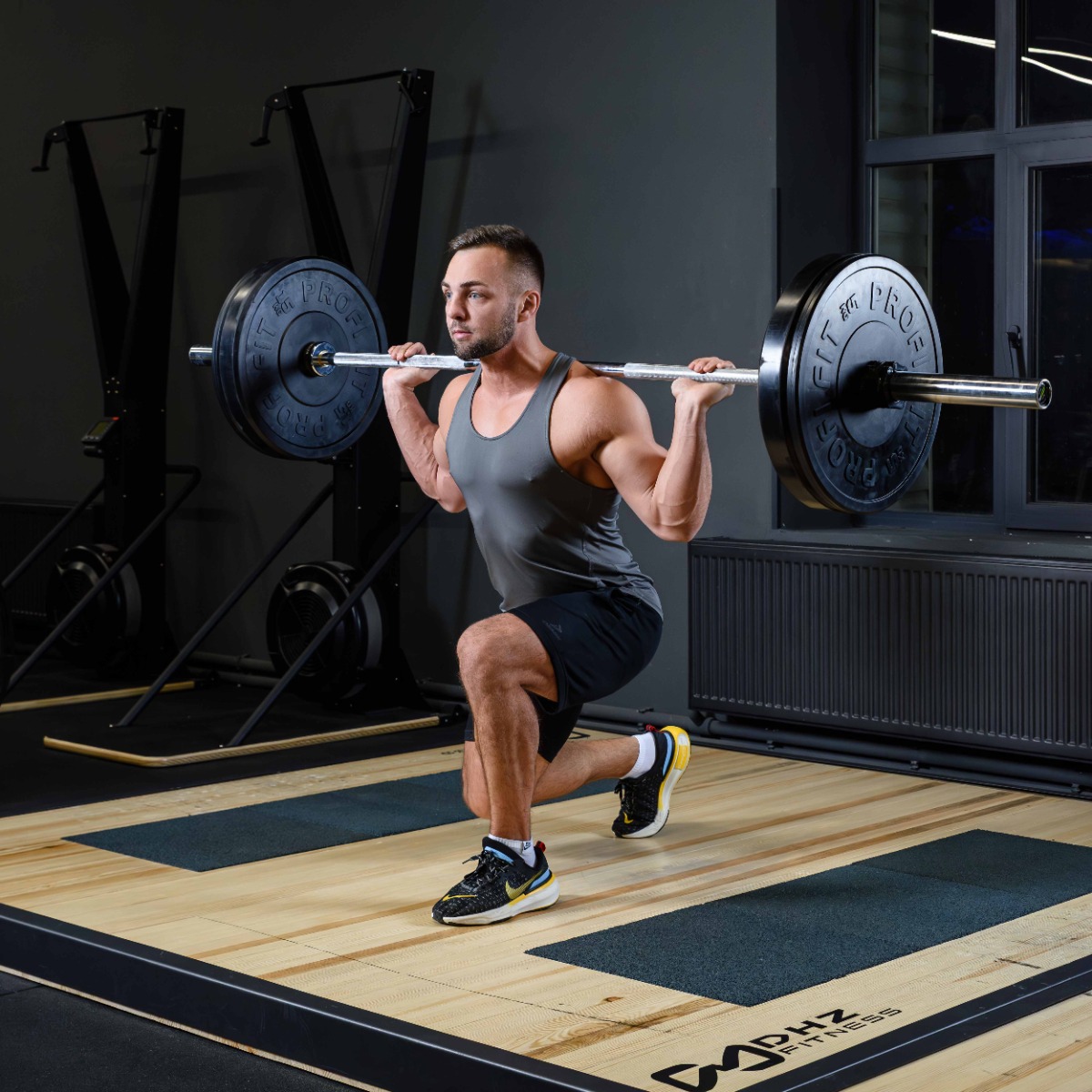 Диск для штанги каучуковый, черный D51 мм PROFI-FIT 15 кг — изображение 4