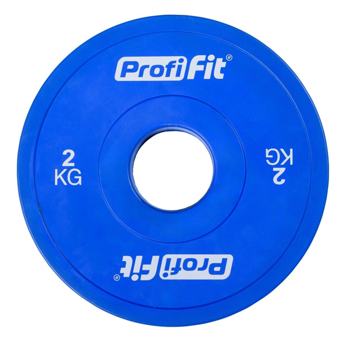Диск профессиональный обрезиненный (цветной) D51 мм PROFI-FIT 2 кг