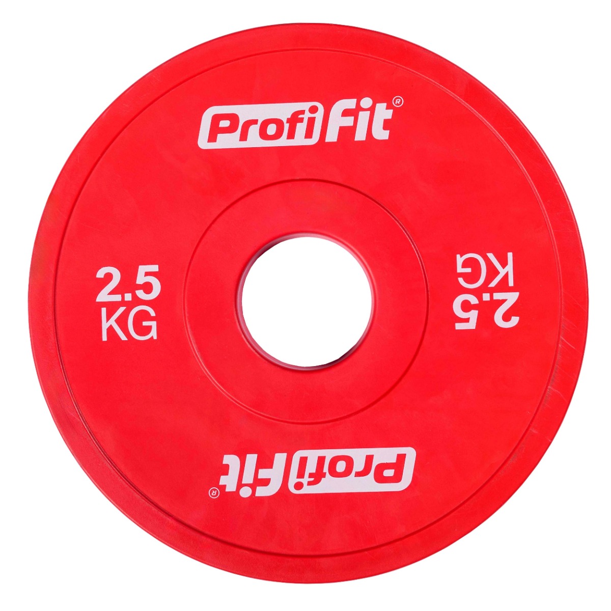 Диск профессиональный обрезиненный (цветной) D51 мм PROFI-FIT 2,5 кг