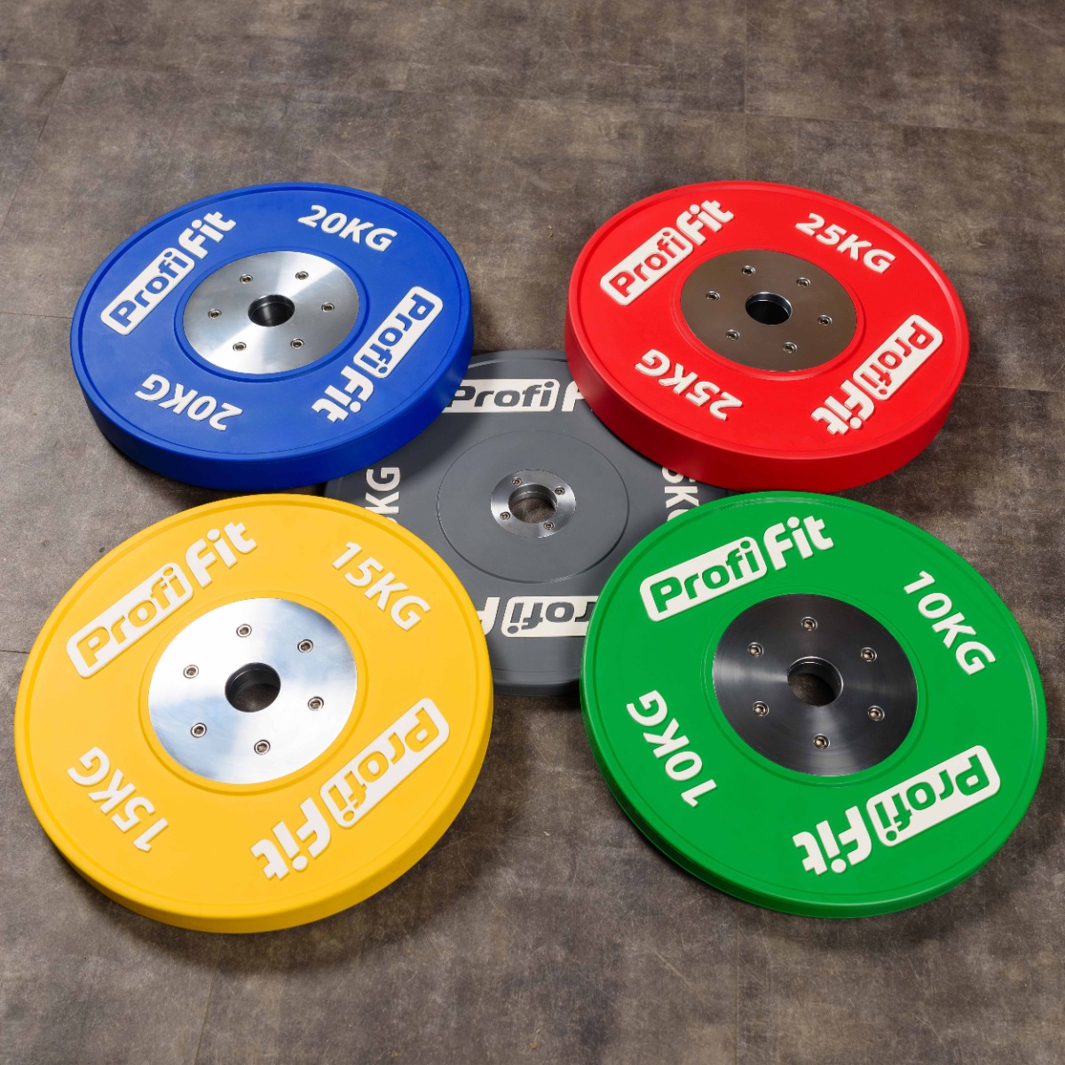 Диск профессиональный обрезиненный (цветной) D51 мм PROFI-FIT 20 кг — изображение 8