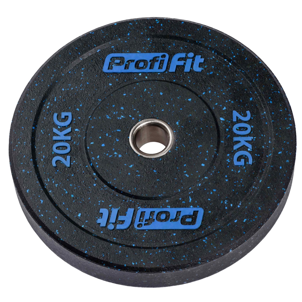 Диск для штанги (резиновая крошка) D51 мм PROFI-FIT 20 кг