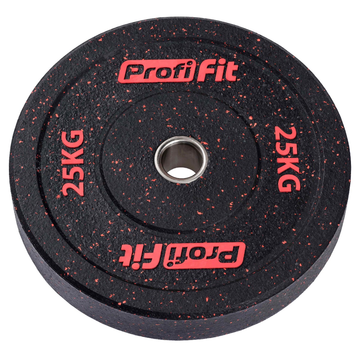 Диск для штанги (резиновая крошка) D51 мм PROFI-FIT 25 кг