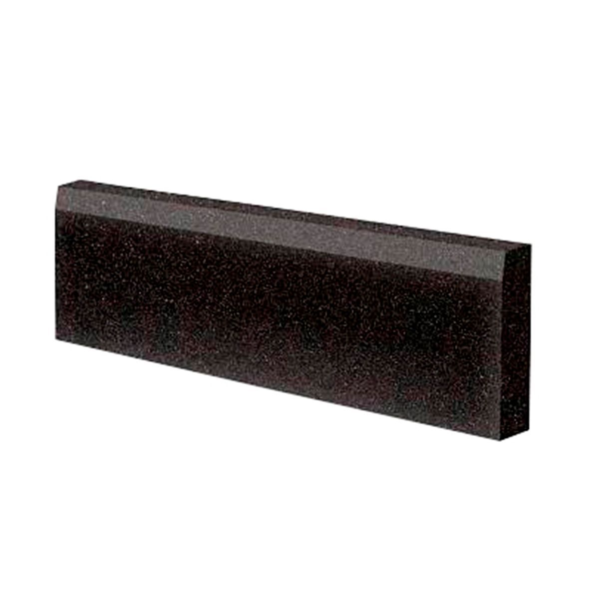 Плитка резиновая (черный Бордюр) 1000x200x45 мм PROFI-FIT