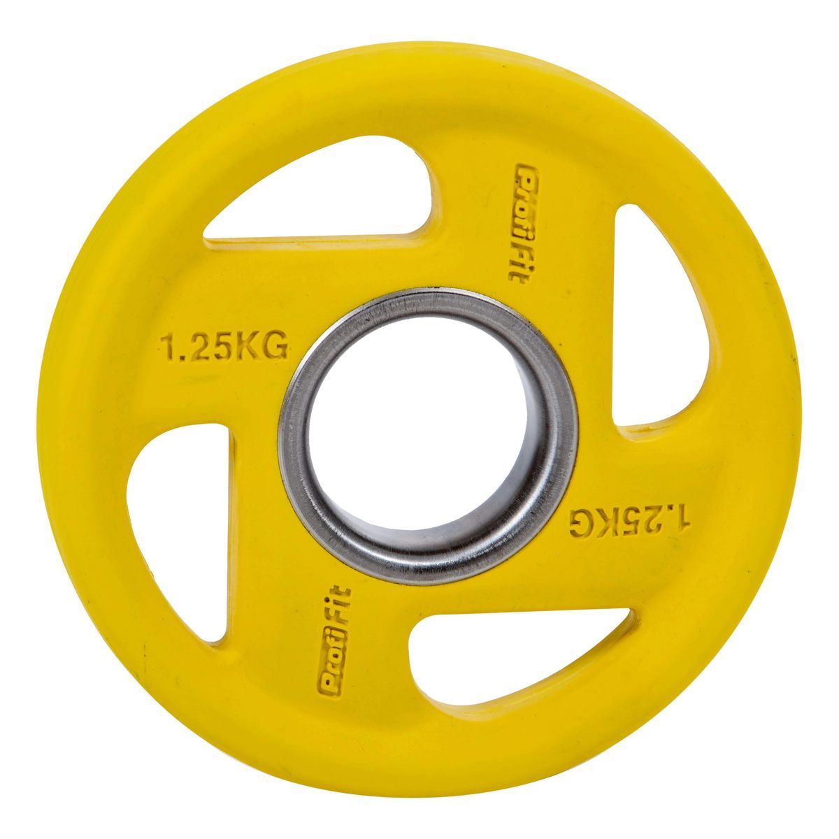 Диск обрезиненный (четыре хвата, цветной) D51 мм PROFI-FIT 1,25 кг