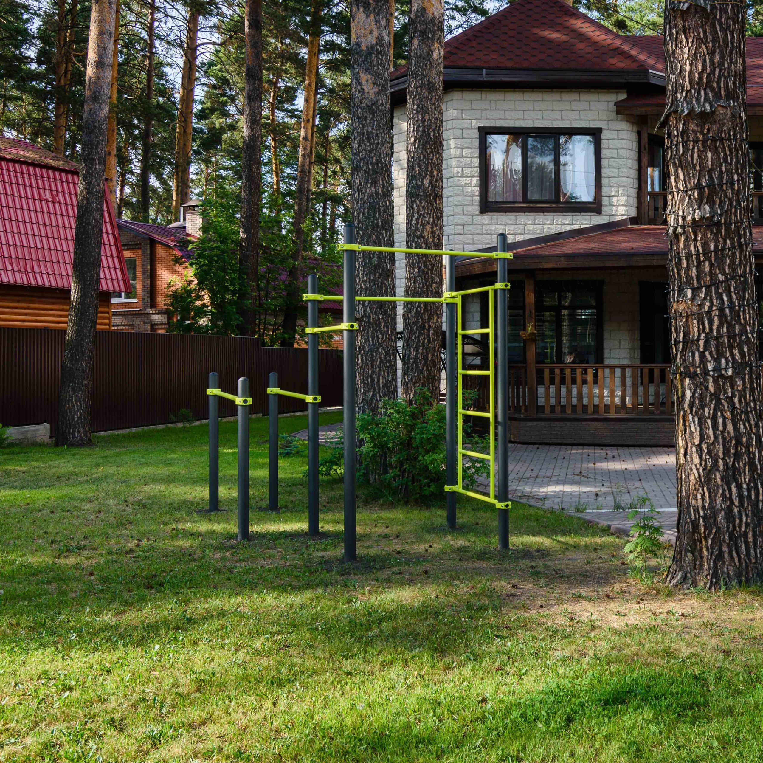 W217 Воркаут (брусья, 3 перекладины, шведская стенка) ZAVODSPORTA — изображение 6