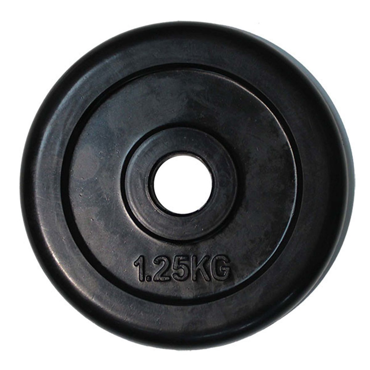 Диск обрезиненный классический, черный D26 мм PROFI-FIT 1,25 кг