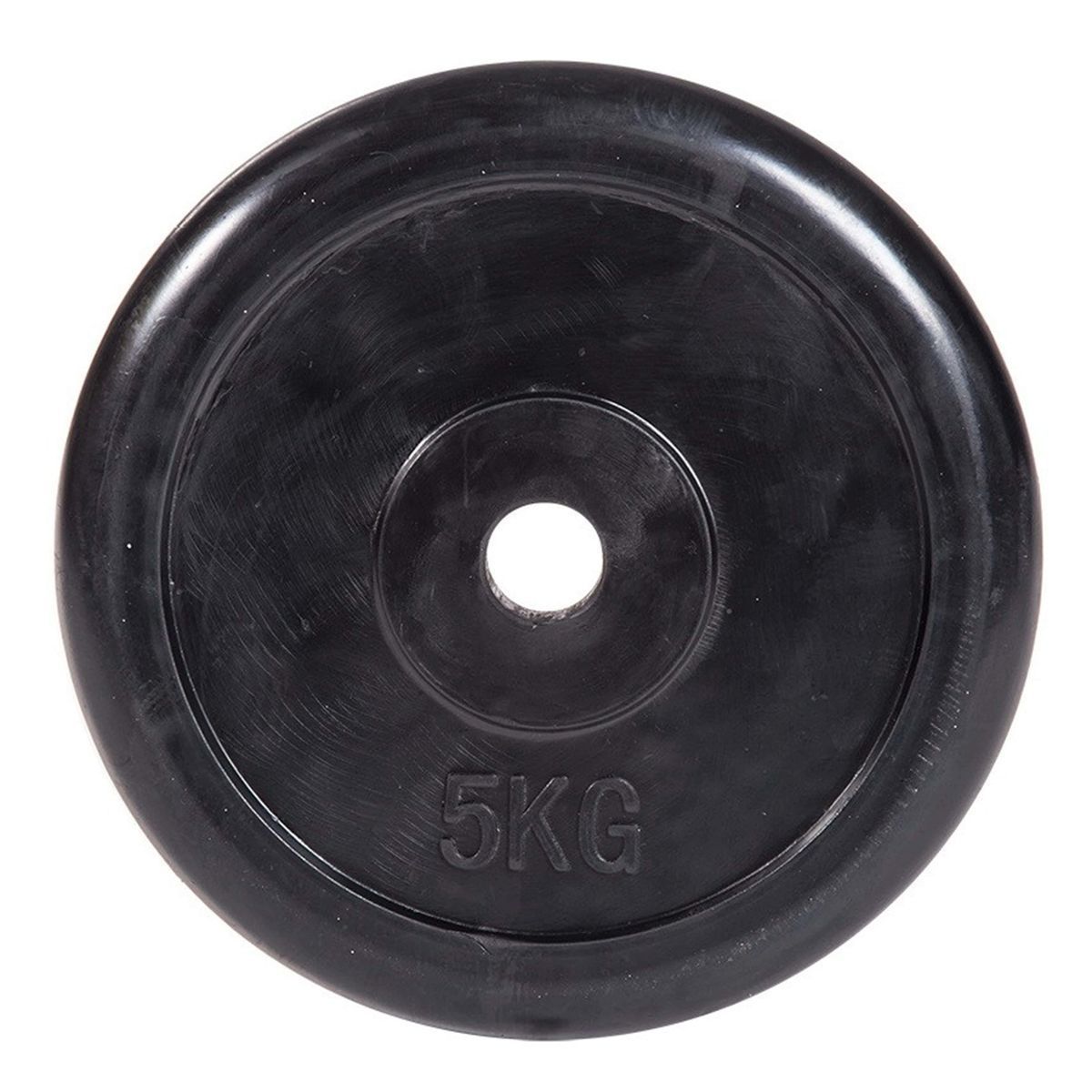 Диск обрезиненный классический, черный D26 мм PROFI-FIT 5 кг